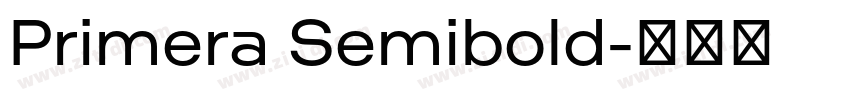 Primera Semibold字体转换